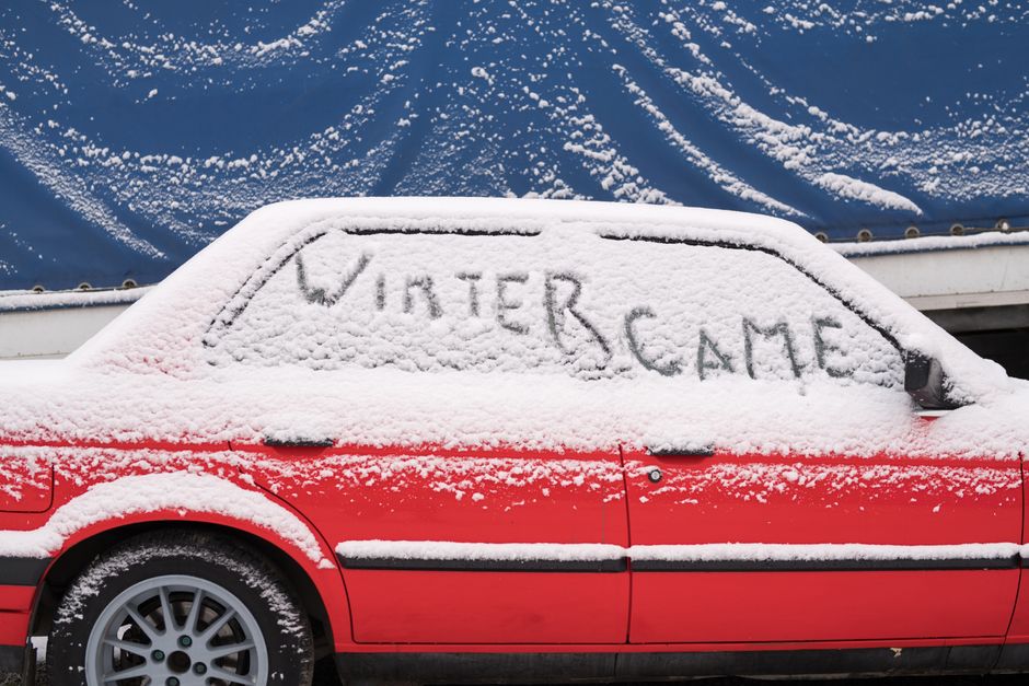 Auto poster ideeën als winter persoonlijk statements